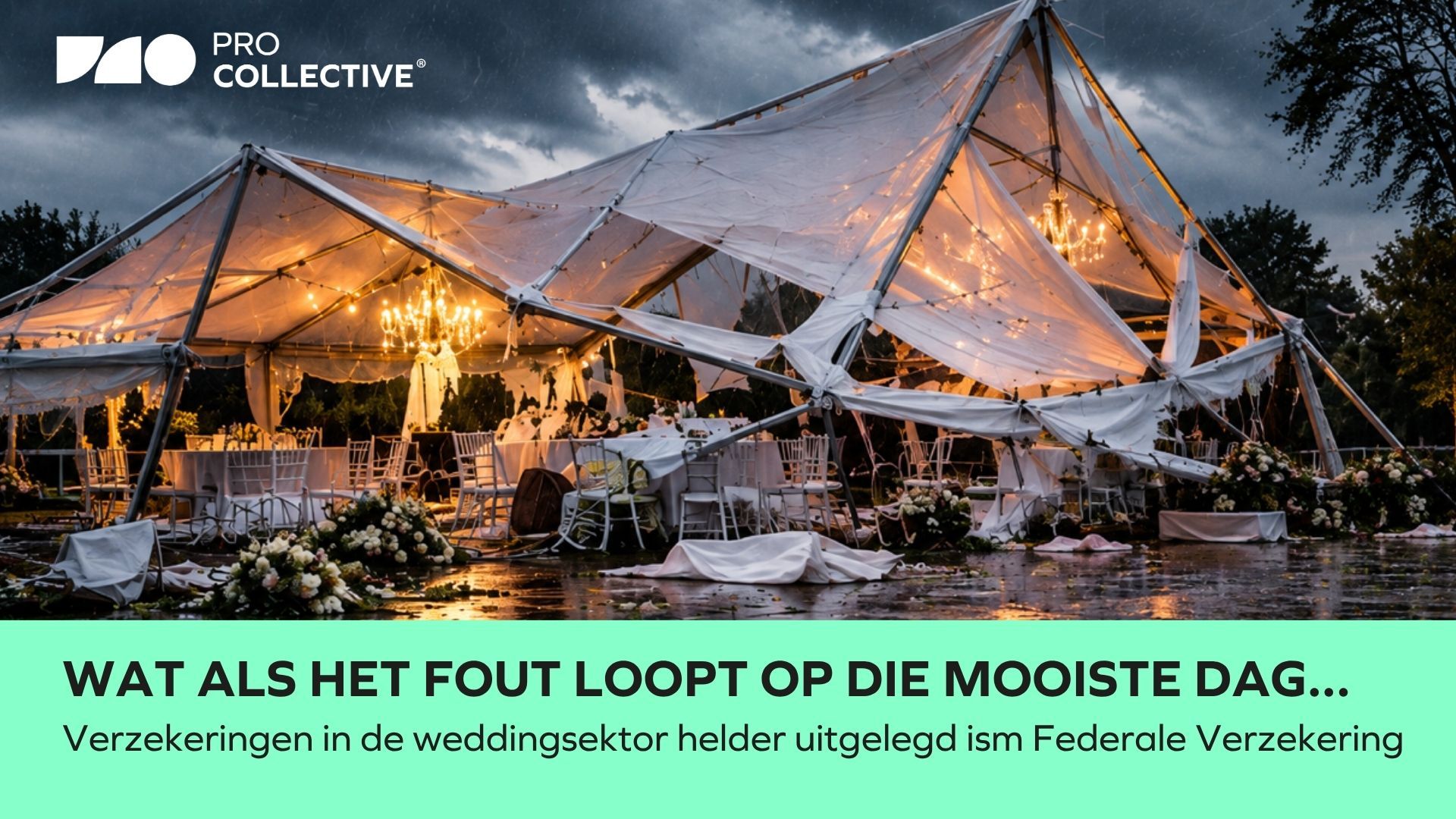 Wat als het fout loopt op die mooiste dag?
